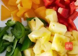 Illustration of how to make pineapple sweet and sour pork 10