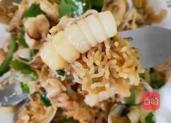 Illustration of how to make fried rice noodles 7