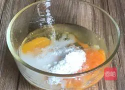 Illustration of how to make sweet and sour scrambled eggs 2