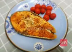 Illustration of how to make dry-fried salmon 1