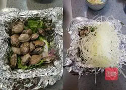 Illustration of how to make tinfoil rice noodles 5