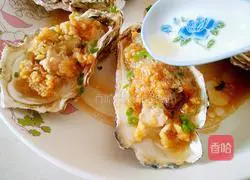 Illustration of how to make garlic oysters 16