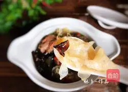 Illustration of how to make double-ear steamed pork ribs 13