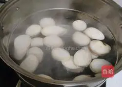 Illustration of how to make king oyster mushrooms in abalone sauce 5