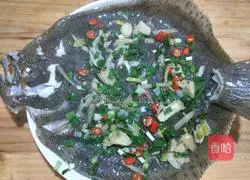 Illustration of how to steam turbot fish 5