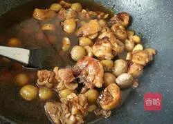 Braised Chestnut Chicken Illustration of how to make blocks 12