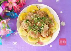 Illustration of steamed pork ribs 14