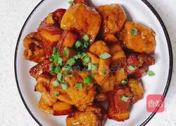 Oiled Tofu Illustration of how to make braised pork 14