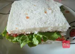 Illustration of how to make a sandwich 12