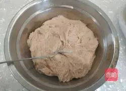 Illustration of how to make taro meatballs 5