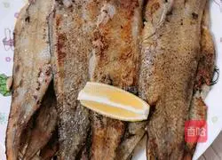 Fried Longli Illustration of how to cook fish 8