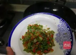 Illustration of how to make tofu and scrambled eggs 8