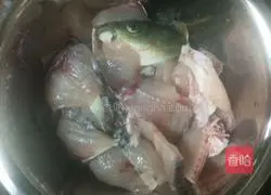 Illustration of how to make dry pot fish 1