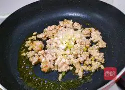 Illustration of how to make minced meat tofu 16