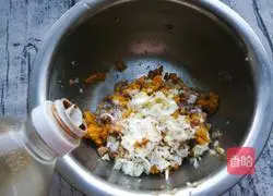 Illustration of how to make pumpkin fish balls 7