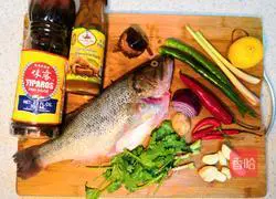 Illustration of Thai lime steamed fish 1