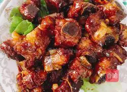 Illustration of how to make sweet and sour pork ribs 8