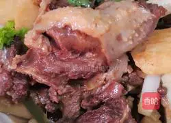 Illustration of how to make Northeast goose stewed with potatoes 8