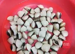 Illustration of how to cook white clams with onions 1