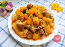 Illustration of how to make potato-roasted chicken nuggets 19