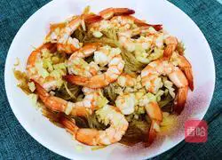 Illustration of how to make steamed prawns with garlic vermicelli 6