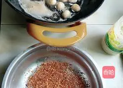 Illustration of how to make crispy fried quail eggs 5