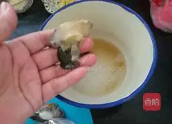 Illustration of how to make steamed abalone 5