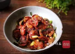 Illustration of how to make original sausage 10