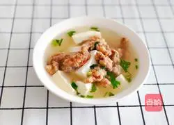Illustration of how to make crispy meat and tofu soup 8