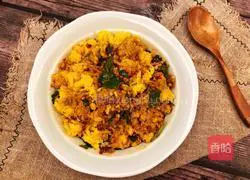 Illustration of how to make steamed cornmeal shredded radish 11