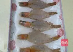 Illustration of how to make garlic vermicelli with open side shrimp 8