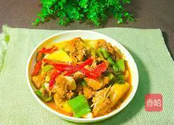 Illustration of how to cook chicken with potatoes 1