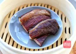 Stir-fried bacon with garlic moss Illustration of how to do it 2