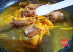 Illustration of how to make orange-flavored pork ribs 12