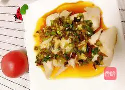 Illustration of how to make saliva chicken 15