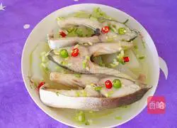 Illustration of how to make steamed winter melon fish 11