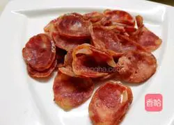 Illustration of how to make sausage and pea pods 3