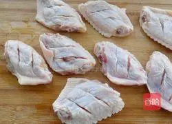 Illustration of grilled chicken wings 1