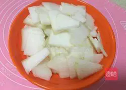 Illustration of how to make sea rice and winter melon 3