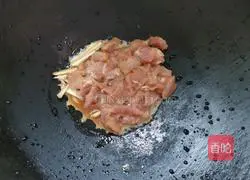 Stir-fried thin tofu Meat cooking illustration 4