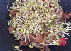Illustration of how to make fried meat with soybean sprouts 9