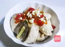 Illustration of how to make steamed fish cubes 10