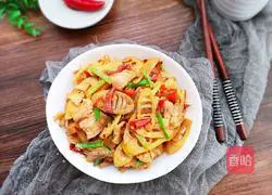 Illustration of how to make pickled peppers and spring bamboo shoots 14