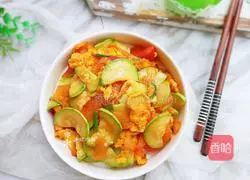 Illustration of how to make fried zucchini with tomatoes 15