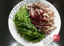 Illustration of how to make spicy fried tripe 3