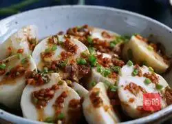 Illustration of how to make taro with sauce 6