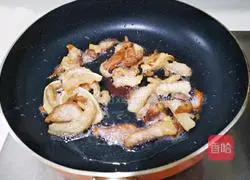 Illustration of how to stir-fry and soak cowpeas with oil residue 5