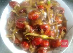 Illustration of how to make scallion lobster tail 12