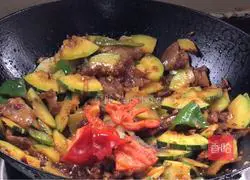 Illustration of Stir-fried Pumpkin with Pork Belly 13