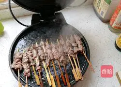 Illustration of homemade mutton skewers 5